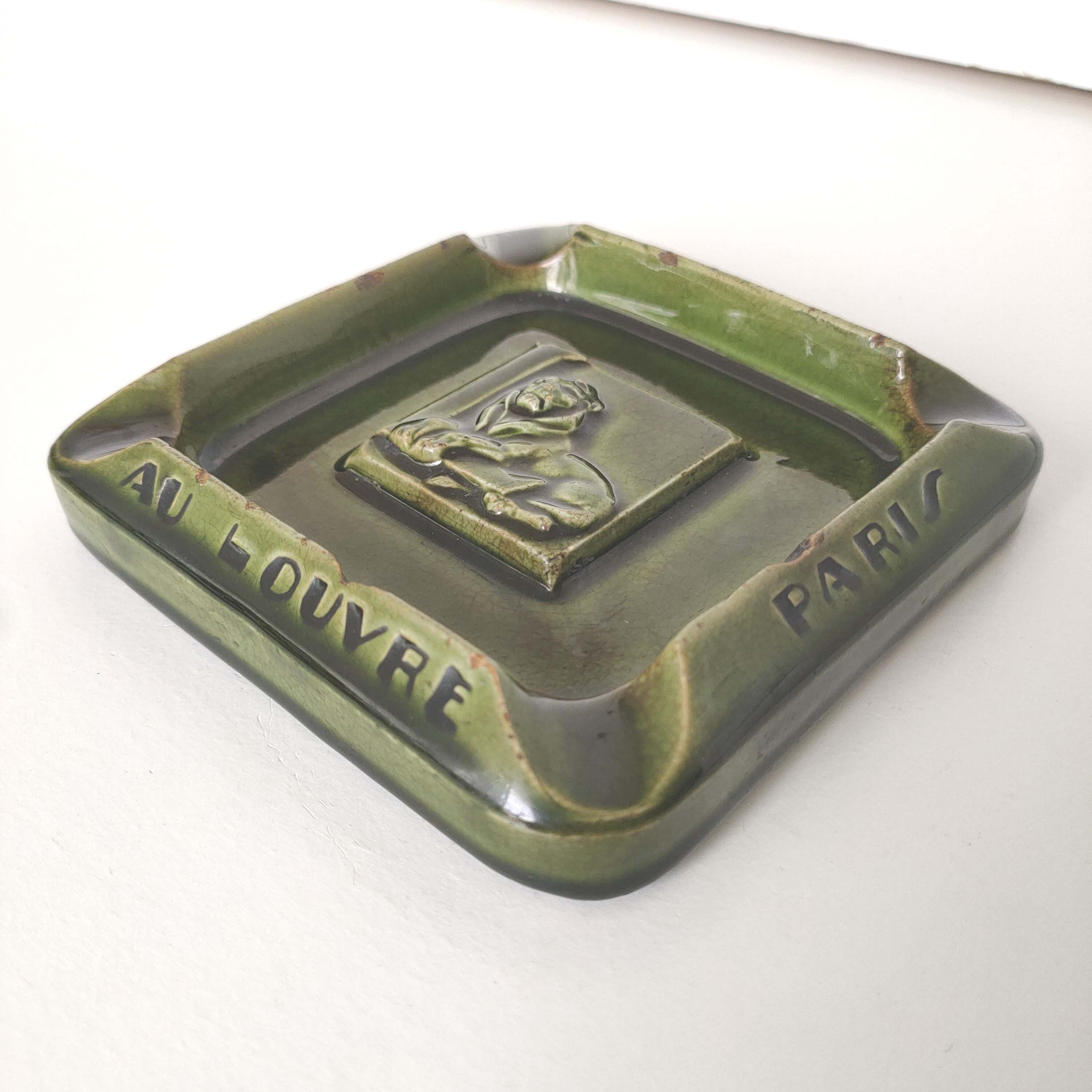 Old ashtray at louvre paris ceramics