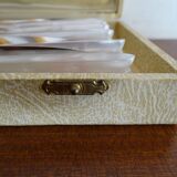 12 knives style Art Deco stainless steel in case