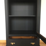 Black restyled vintage bookcase