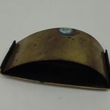 Old brass desk set, 3 pieces