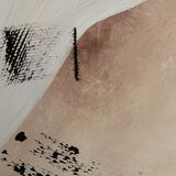 Lean On Me - Modern Abstract Art Canvas, 81x100cm, unique piece