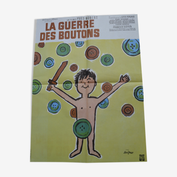 Affiche originale de la guerre des boutons