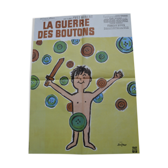 Affiche originale de la guerre des boutons