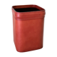 Stitched leather waste paper basket, 1960s