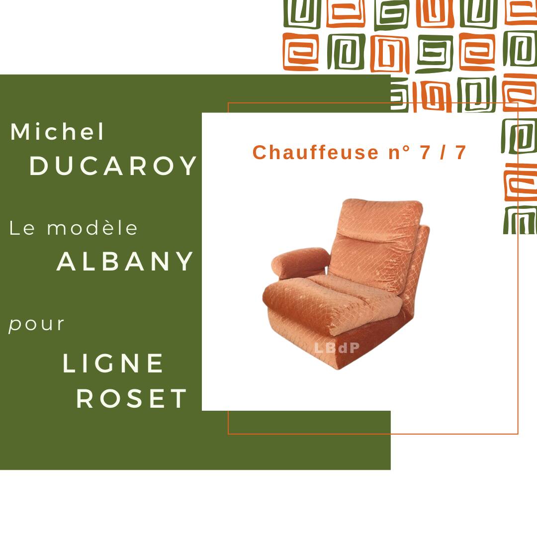 Albany armchair by Michel Ducaroy for Ligne Roset No. 7