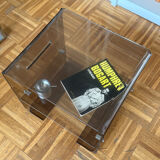 Smoked Plexiglas coffee table