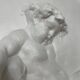 Bas-relief plaster sculpture "Faun"