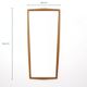 Oak mirror from the 60s, 84 x 38.5 cm.