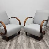 Armchairs by Jindřich Halabala, set of 2