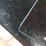 Vintage coffee table by Léon Rosen for Pace Collection all in tempered glass and brass 1970