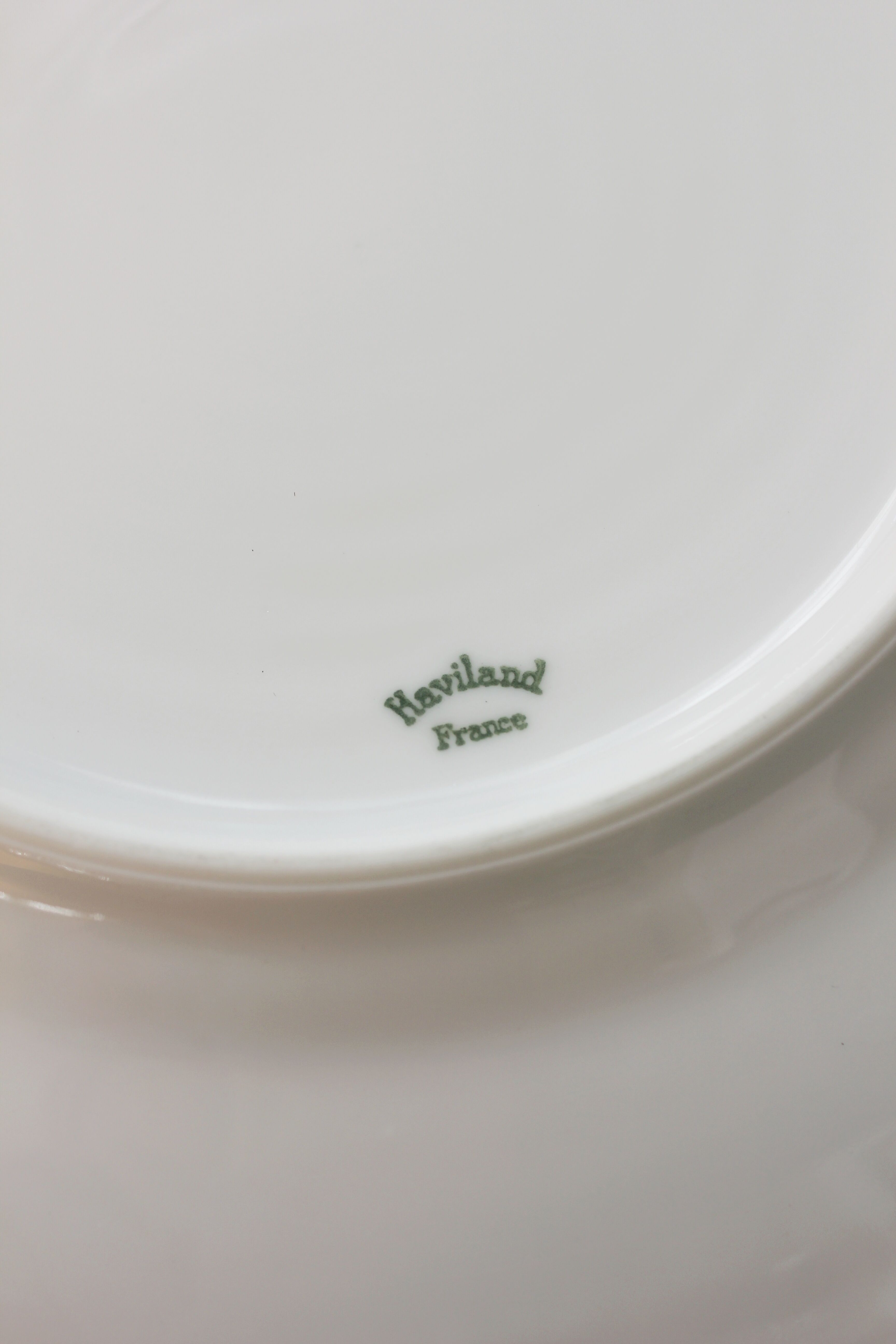 10 assiettes plates vintage fleuries en porcelaine Haviland