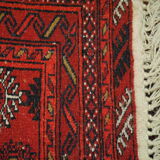 Authentic Persian rugs, knotted hand of extreme finesse by the tribe of the torkaman 162x110cm