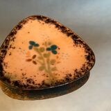 Enamelled enamel cup on copper