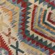 Tapis Kilim afghan fait main, tapis tribal géométrique en laine 83 x 130 cm