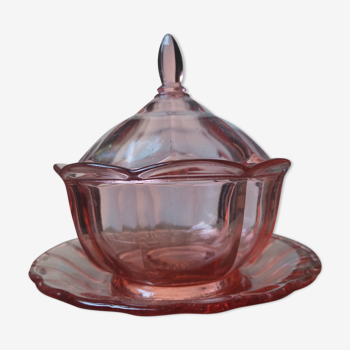 Pink glass candy maker