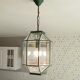 Vintage geometric pendant lamp 50s