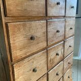 Commode de mercerie, meuble de métier vintage