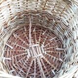 Wicker bottle holder bar basket