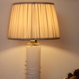 Vintage glass table lamp by Hannelore Dreutler, Studio Åhus, Sweden, 1990s.