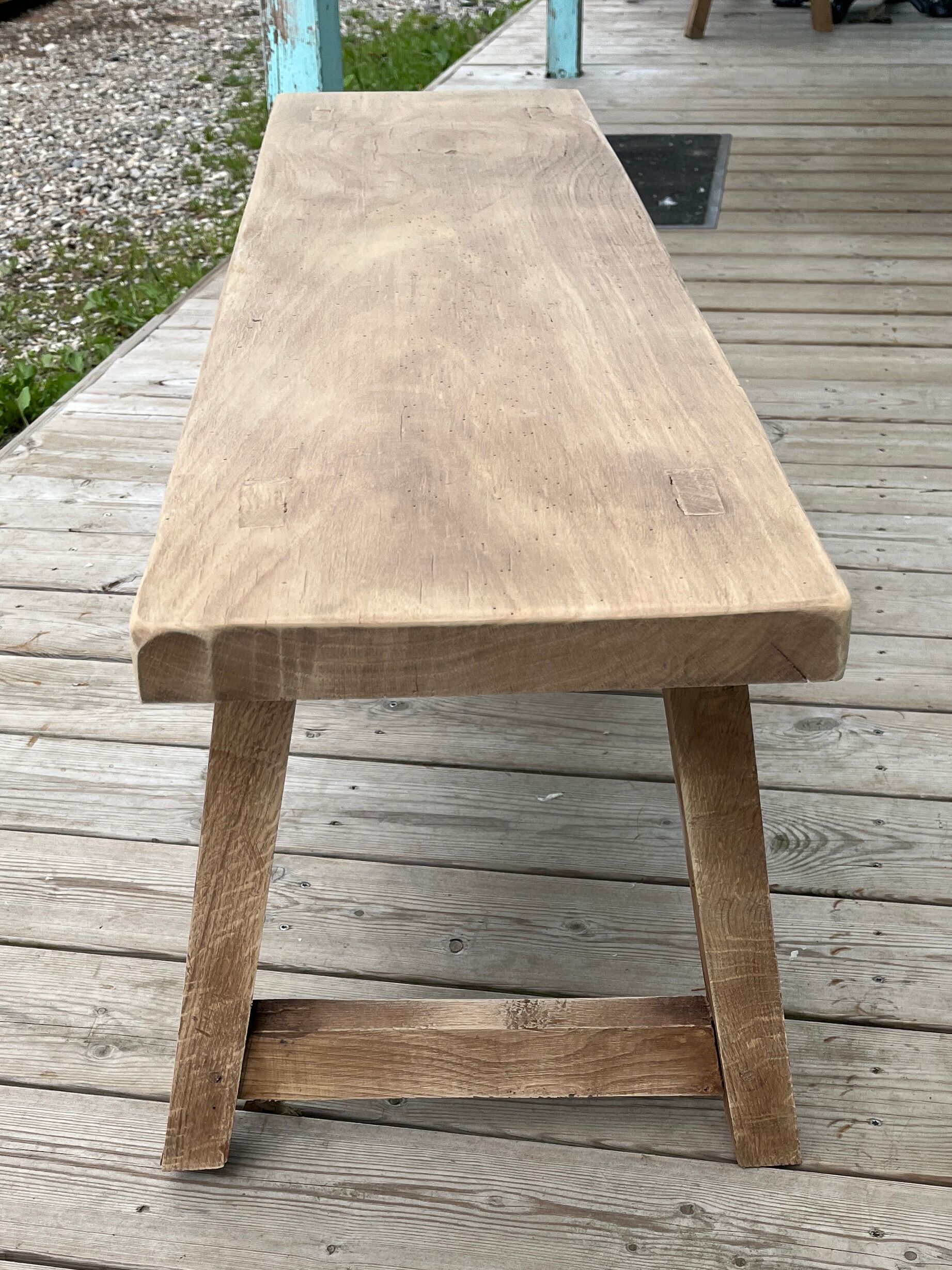 Oak bench