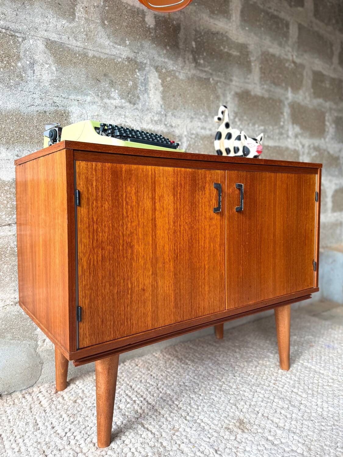 Commode vintage en teck, années 60/70