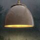Beige ceramic lamp and decorative bowl