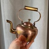 Small copper and brass teapot