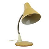 Adjustable Desk Lamp in Sand Painted Metal and Chrome-Plated Spiral Arm, 1970s