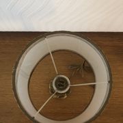 Lampe de chevet Vintage pied en laiton massif année 60