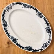 Plat ovale pommes de pin Badonviller