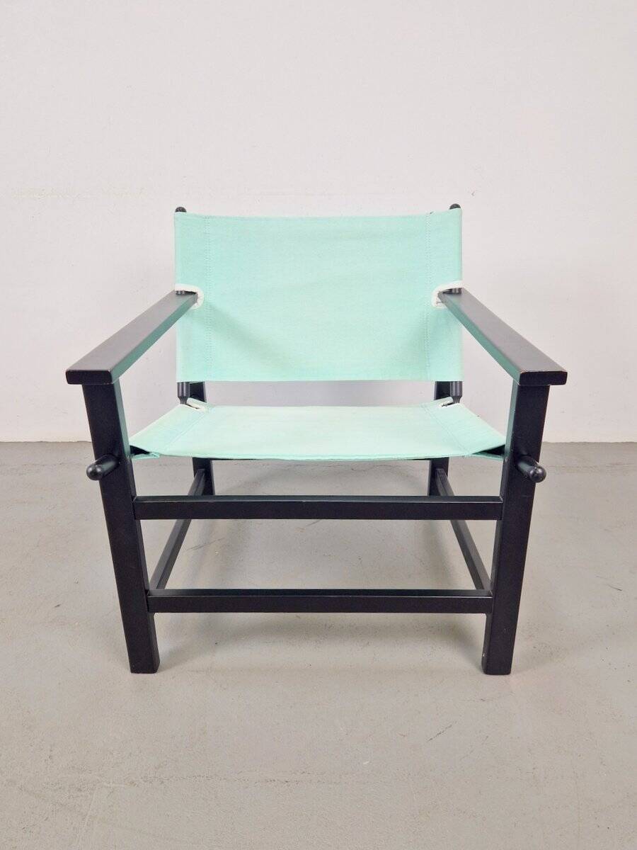 Vintage Safari Chair from Hyllinge Møbler, Denmark, 1970s