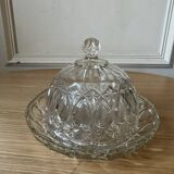 Ancienne cloche à fromage et son plat