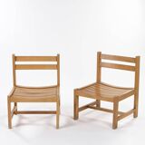 Paire de chauffeuses par André Sornay, circa 1960