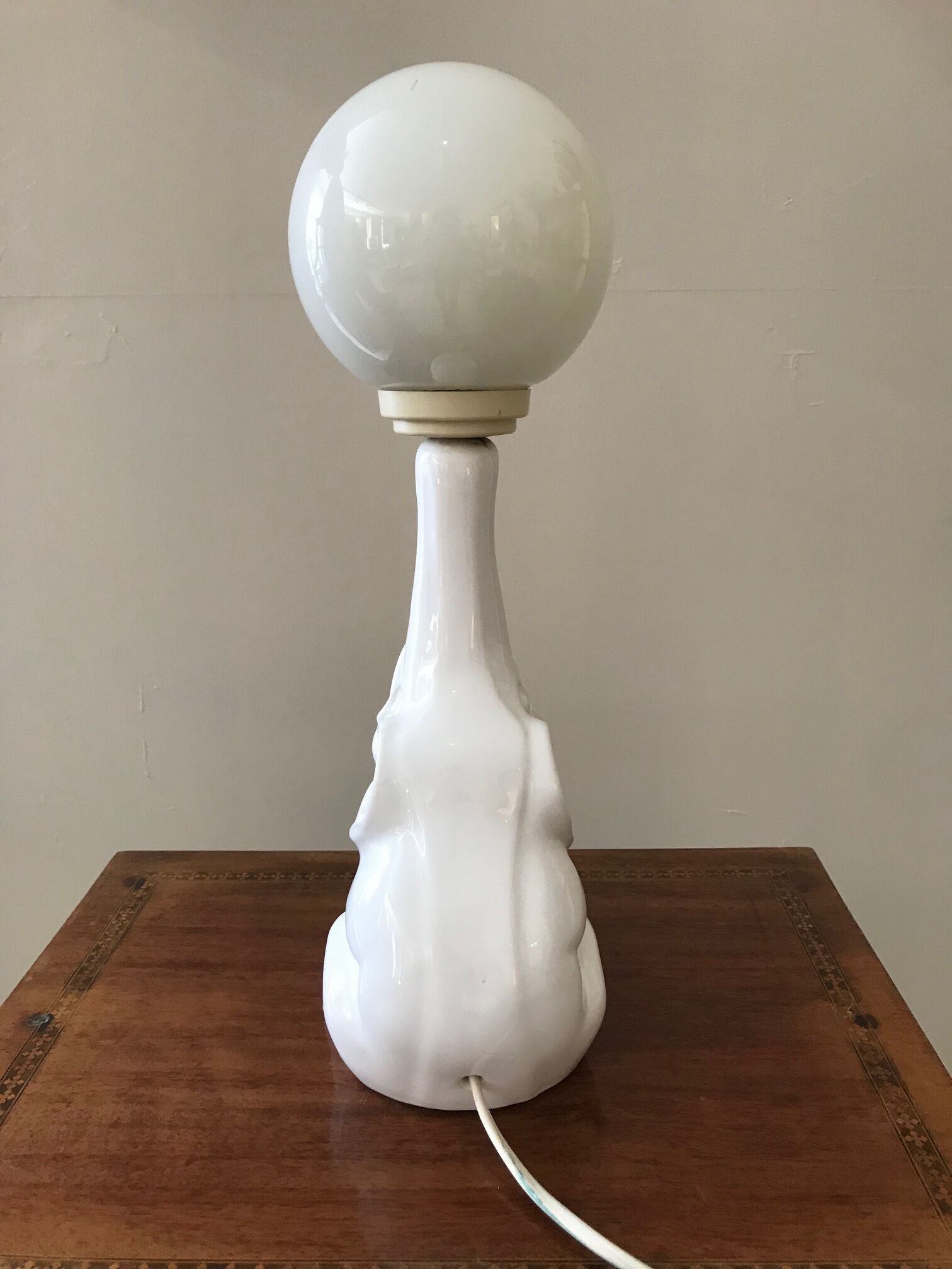 Elephant ceramic lamp