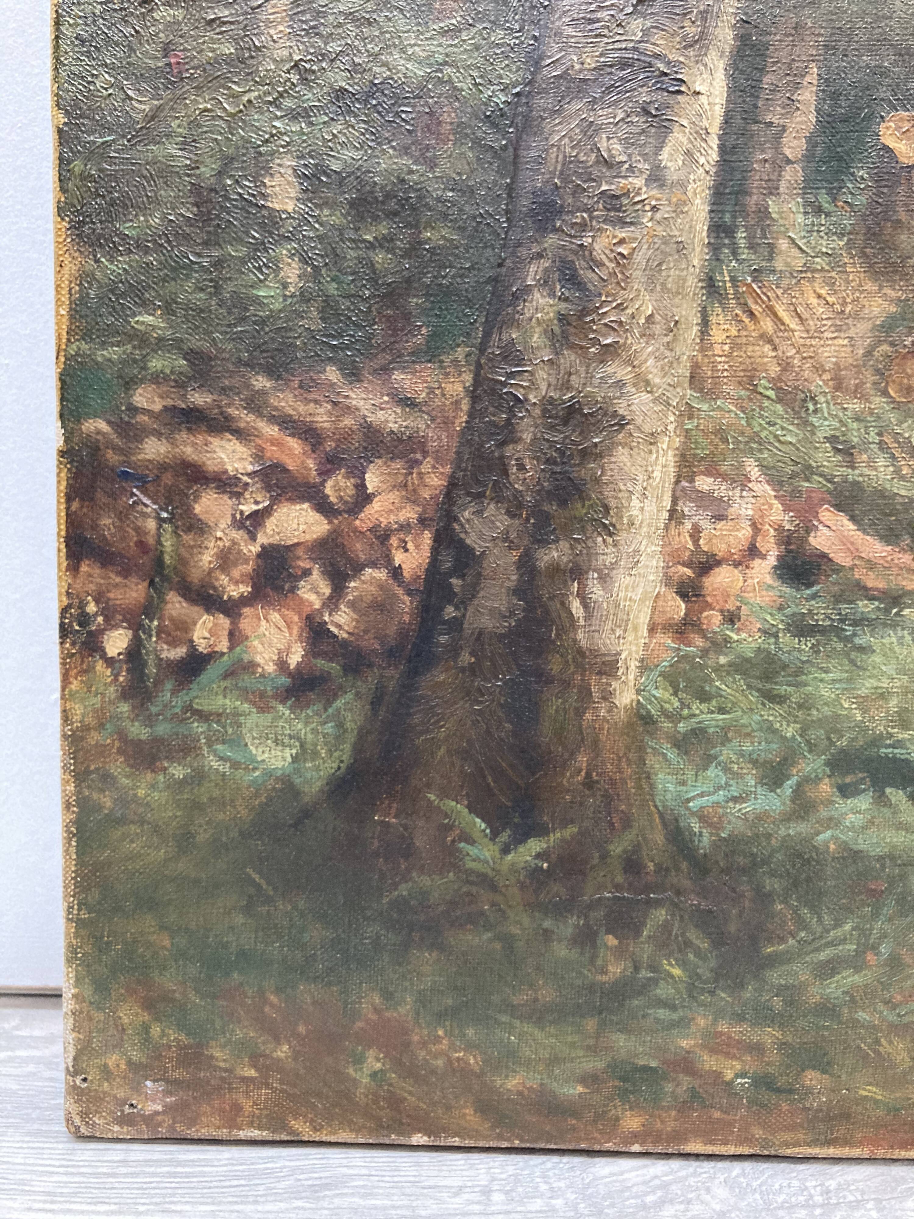Oil painting on canvas