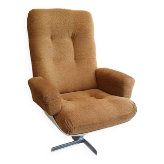 Fauteuil coque moulé 1970