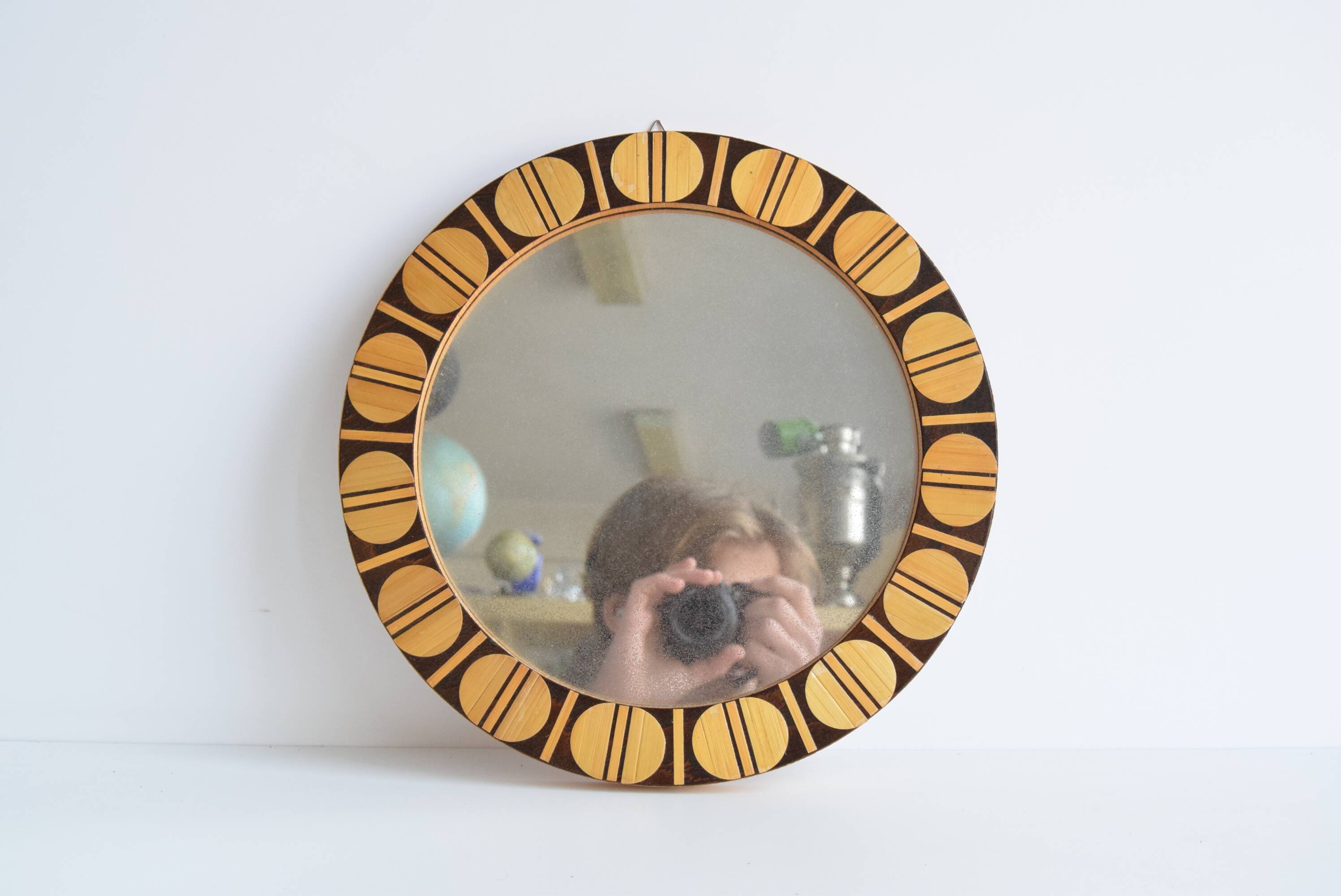 Mid-century Slovak wall mirror from 1970