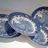 Set of 4 Churchill hollow plates