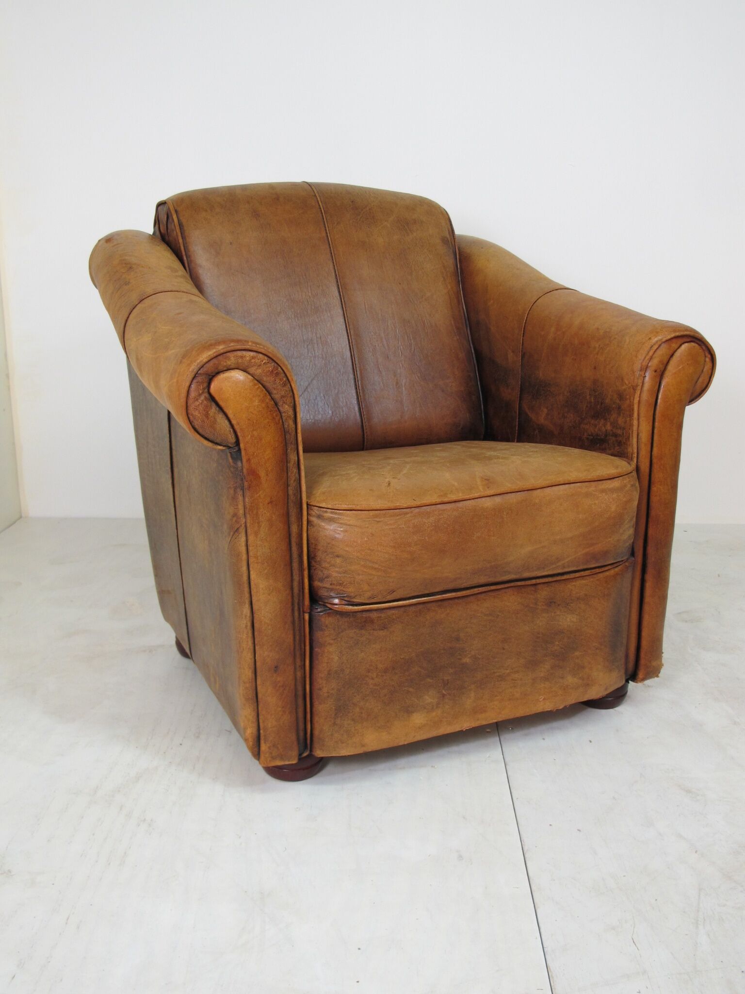 Fauteuil en cuir