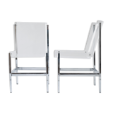 Pair of plexiglass chairs 1970