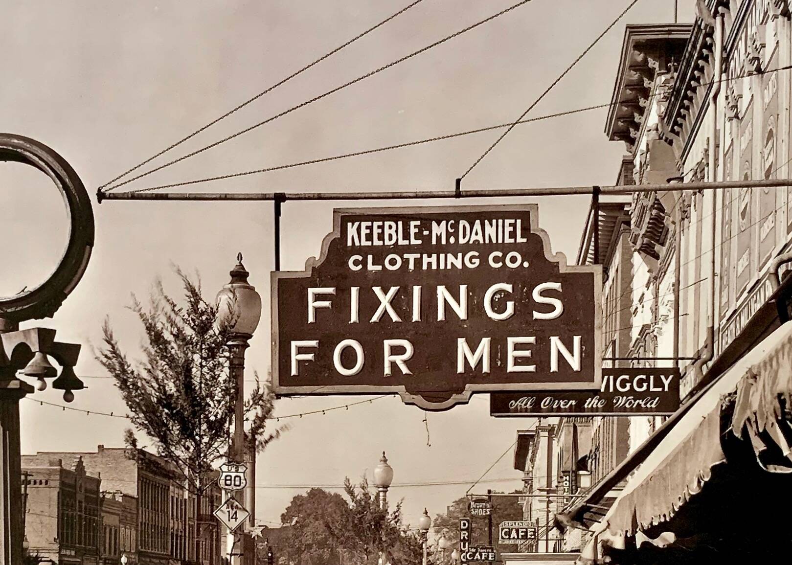 📸 Fine Art Photograph by Walker Evans – Street Scene, Selma, Alabama (1935)