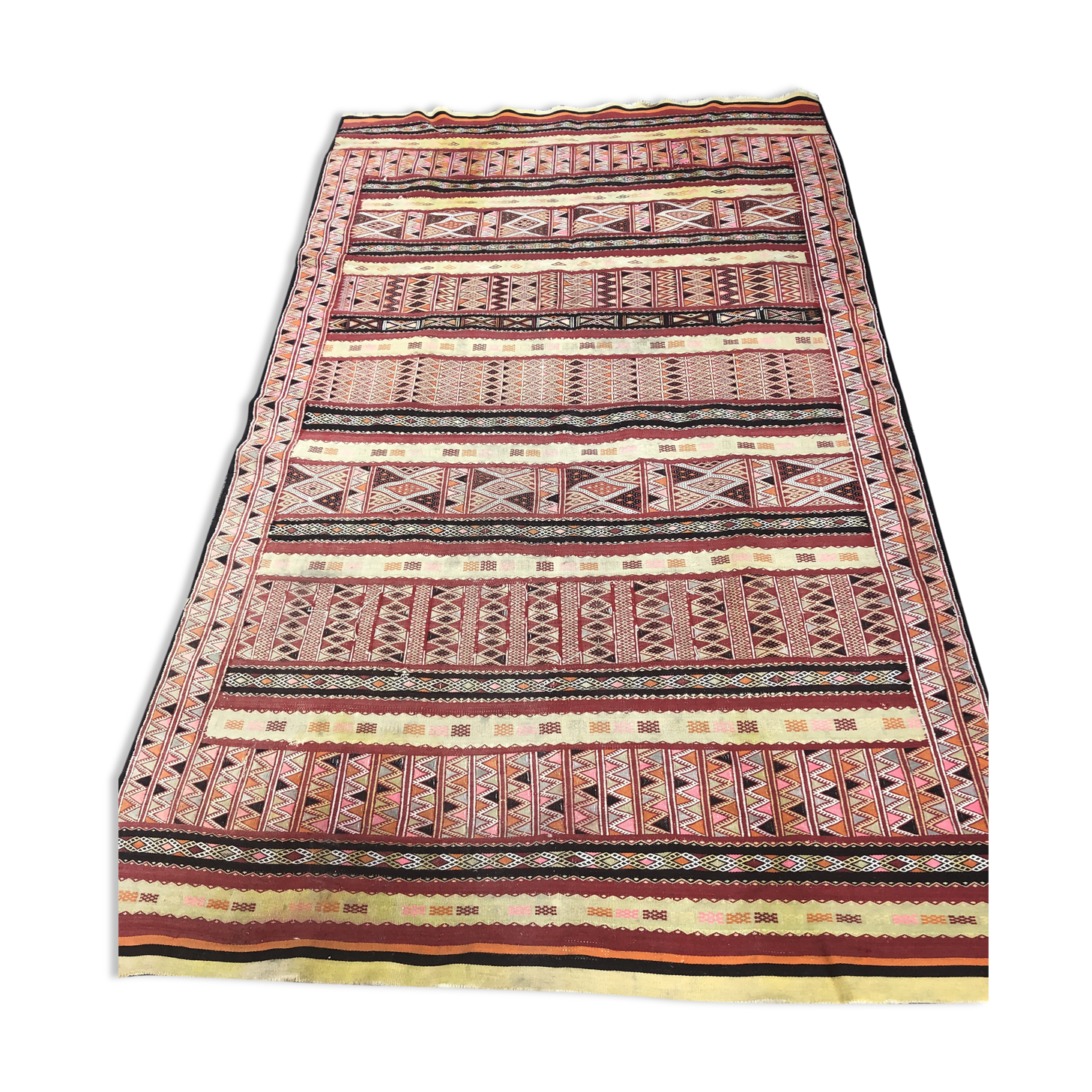 KILIM MOROCCO : 1.32 X 2.25 M
