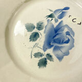 6 flat plates digoin sarreguemines model "cannes"