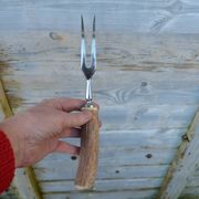 Service à gigot corne et inox couteau à viande