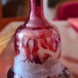 Bohemian crystal bottle