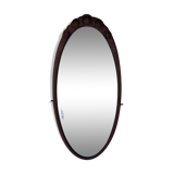 Oval mirror from a 1930s dressing table H138.50 x W 60.50 cm