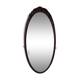 Oval mirror from a 1930s dressing table H138.50 x W 60.50 cm
