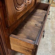 Large Louis XV walnut wardrobe, 19th century