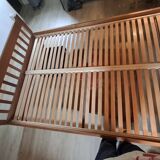 Wooden bed frame and slatted base HABITAT 140*190