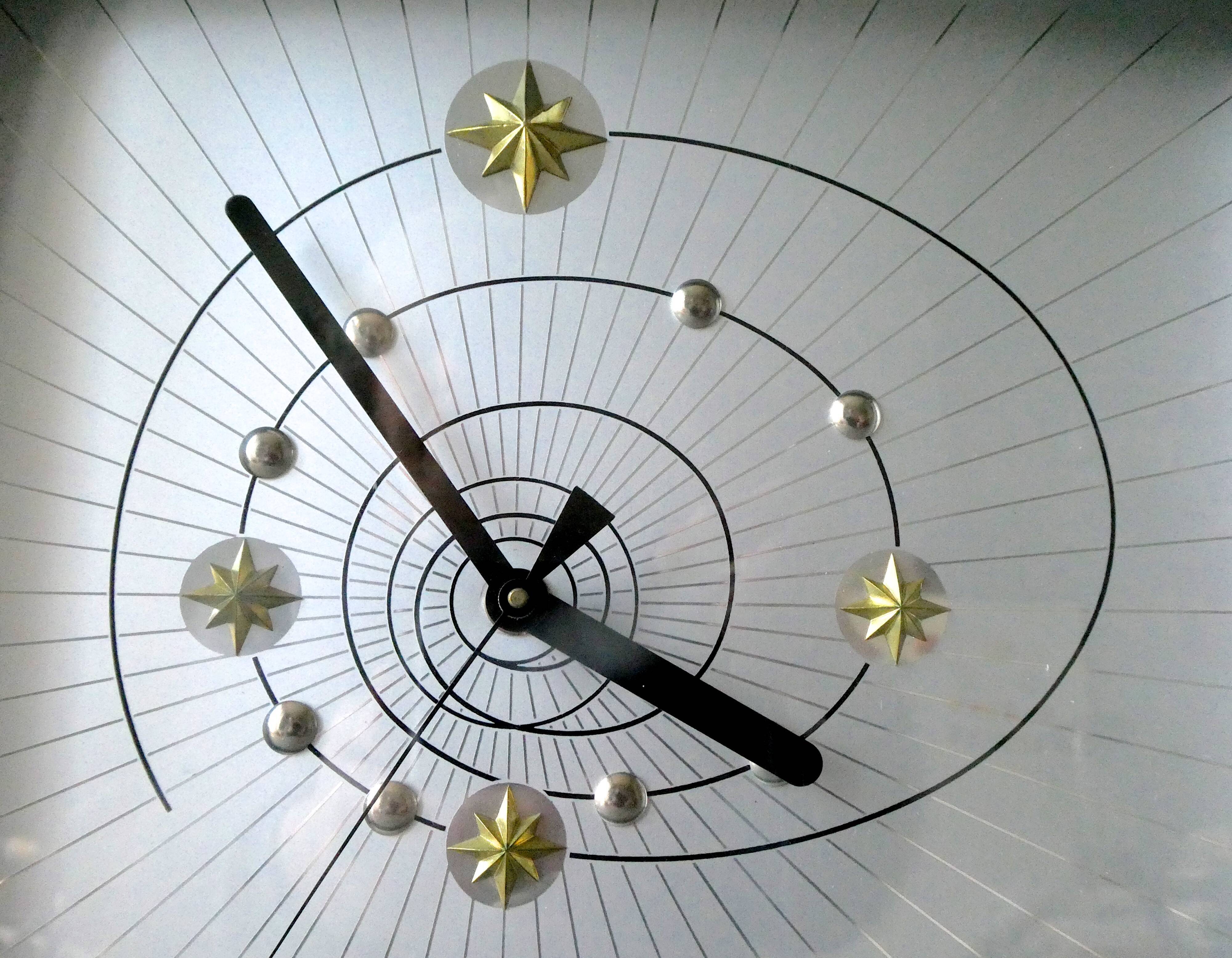 Pendulum wall clock Trophy ORTF, creation Hourriez ATO